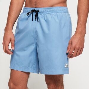 Superdry Surplus Swim Shorts blue like new condition size XXL